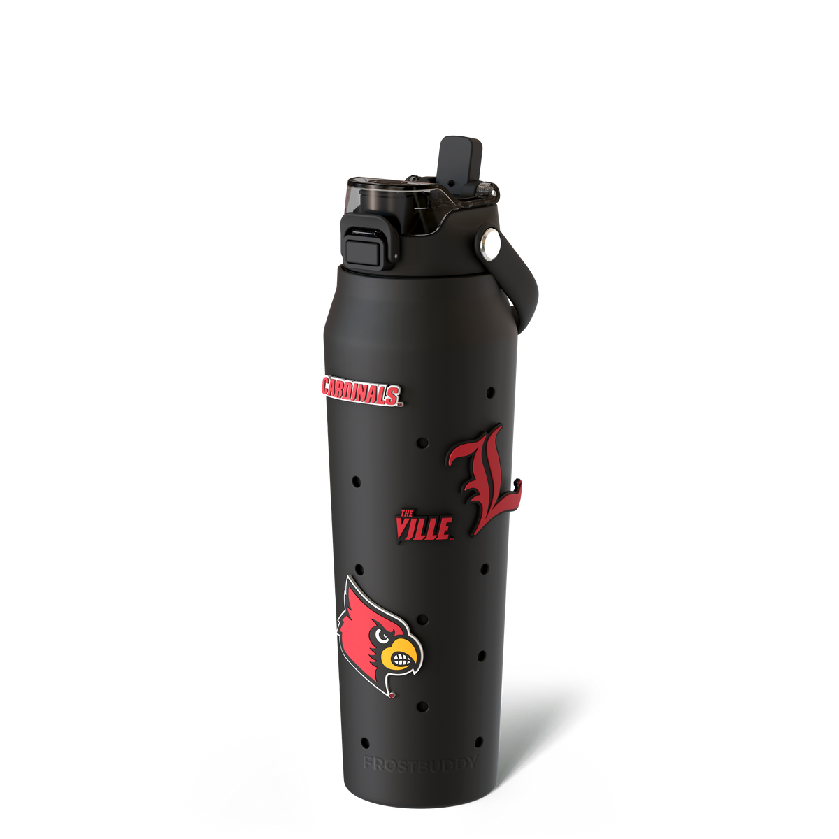 Bottle Buddy 32oz | Louisville Cardinals | Skin + Budz Bundle image 1